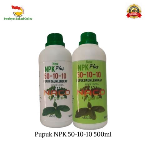 Jual Pupuk Npk Plus Ml Npk Cair Pupuk Daun