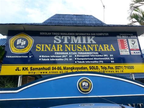 Maukuliah Sekolah Tinggi Manajemen Informasi Dan Komputer Sinar Nusantara