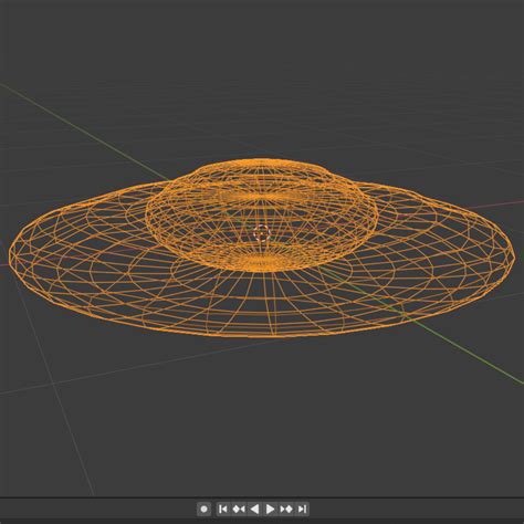 D Model Flying Saucer Ufo Spacecraft Vr Ar Low Poly Cgtrader