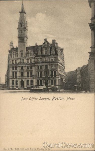 Post Office Square Boston Ma Postcard