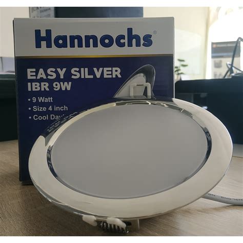 Jual Lampu Downlight Hannochs Easy Silver Ibr W Shopee Indonesia