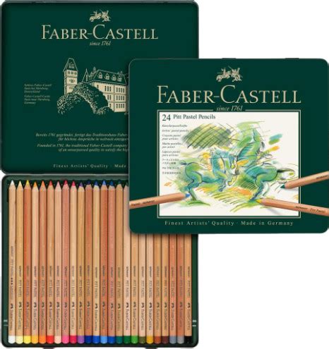 Pencils4artists | Faber Castell PITT Pastel Pencils Tin of 24