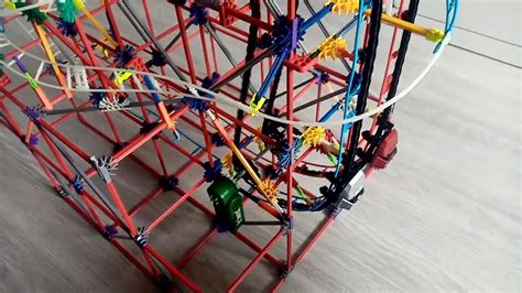 My Own Knex Roller Coaster Double Racer Youtube