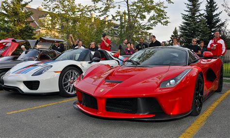 LaFerrari, 918 Spyder Weissach and More at Calgary Euro Cars & Coffee ...