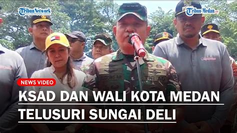 KSAD Dan Wali Kota Medan Telusuri Sungai Deli Meutya Hafid Saya Kagum