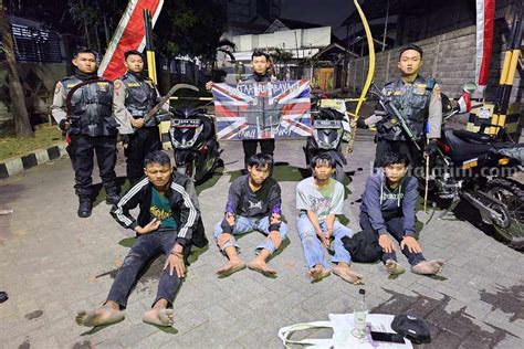 Gangster Marak Lagi 4 Member All Star Surabaya Dibekuk