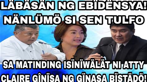 L B S N Ng Eb D Nsya N Nl M Si Sen Tulfo Sa Matinding Is N W L T Ni