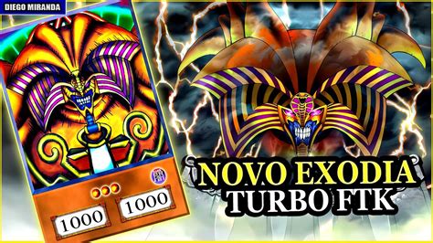 NOVO EXODIA TURBO FTK TEM UM COMBO ABSURDO DE TURNO 1 E O OPONENTE NEM