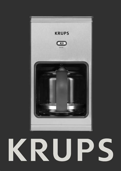 User Manual Krups KM1010 English 49 Pages