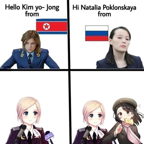 Hello Kim Yo Jong Ii Hi Natalia Poklonskaya From From Ifunny