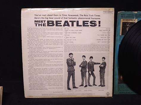 Beatles Meet The Beatles Vinyl Lp Capitol Records T 2047 1964 Rainbow Ebay