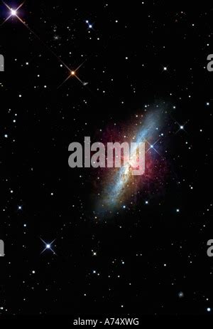 M Ngc Cigar Galaxy X Ray Stock Photo Alamy