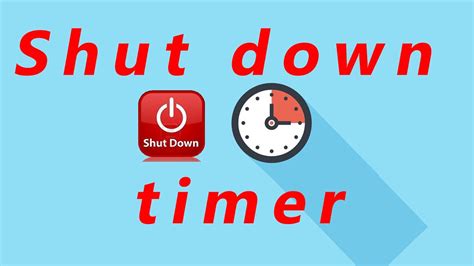 How To Set A Timer Or Schedule Pc Shut Down Easy Way Youtube