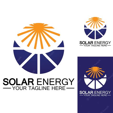 Premium Vector Solar Energy Logo Design Vector Template