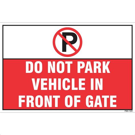 Printable No Parking Sign Templates 54 OFF