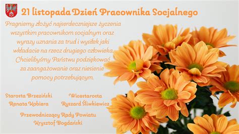 Yczenia Z Okazji Dnia Pracownika Socjalnego Starostwo Powiatowe W