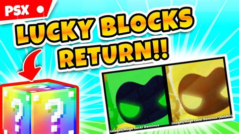 Lucky Block Event Returns New Update In Pet Simulator X Lucki Dominus