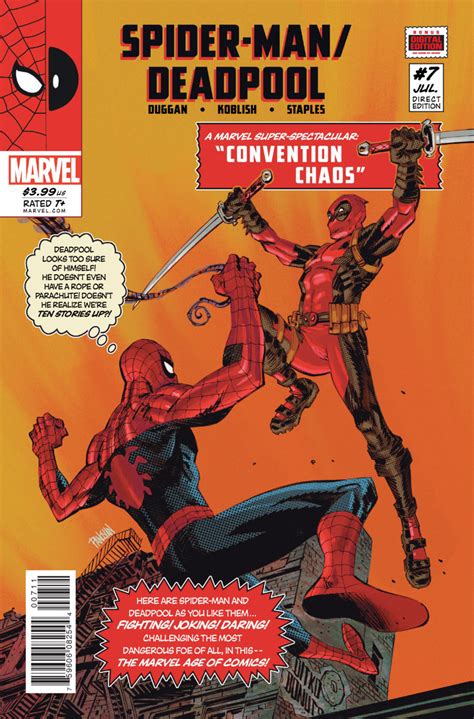 Deadpool Kills Spiderman Comic