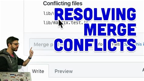 Resolving Merge Conflicts Git And Github For Poets Youtube