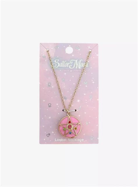 Hot Topic Sailor Moon Crystal Star Compact Locket Necklace