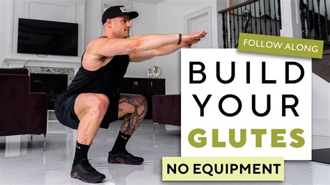 Build Your Glutes 9 Minute Booty Blast No Equipment Josh Adamson Youtube