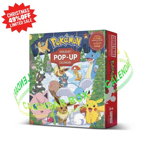 Pokémon Advent Calendar Christmas New Edition | Calendar Box