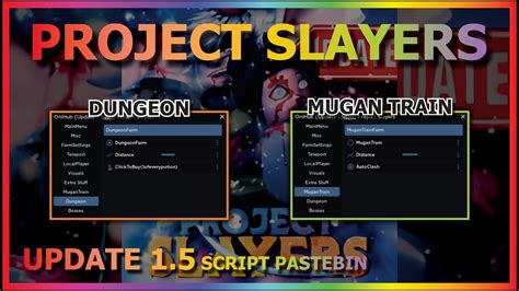 Project Slayers Script Pastebin Auto Farm Auto Mugan Train