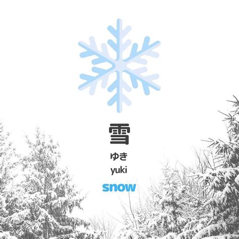 Snow in Japanese 1 - Japanese Quizzes