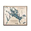 Lake Winnipesaukee Nautical Map Wall Art Sea And Soul Charts