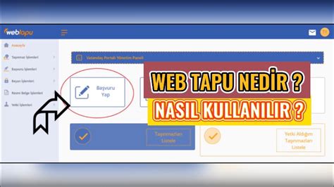 Web tapu nedir Nasıl kullanılır web tapu Uygulamalı anlatım YouTube