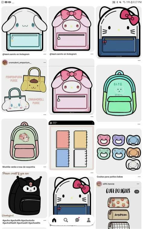 Types Of Backpacks And Purses Graphic Diagram