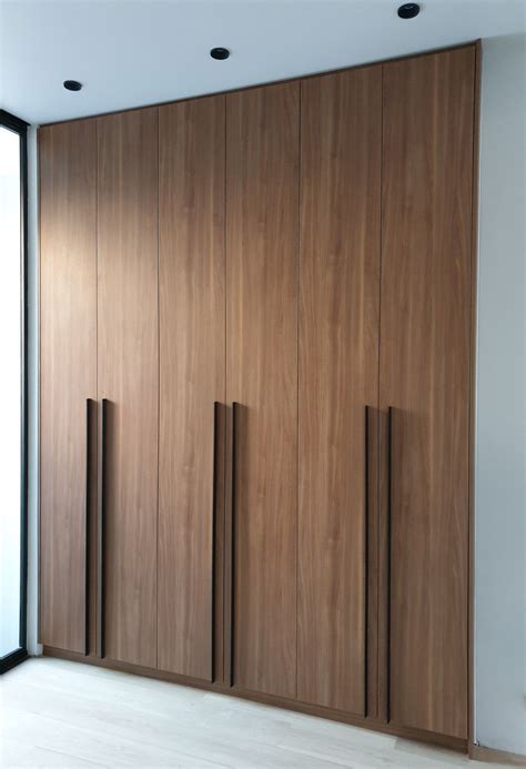 Land Wooden Sliding Wardrobe With Grooves Wardrobe Design Modern Wooden