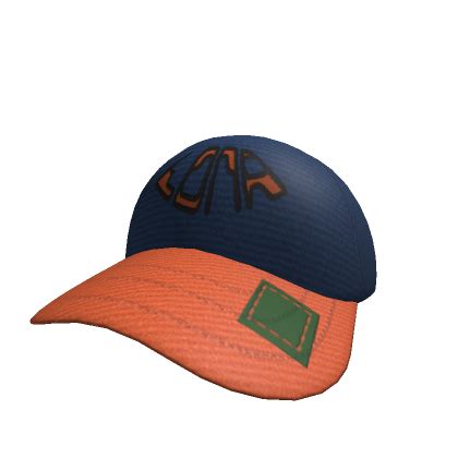 LONA NAVY ORANGE TRUCKER CAP Roblox Item Rolimon S