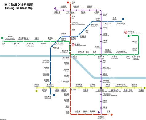 Nanning Rail Transit – Metro maps + Lines, Routes, Schedules