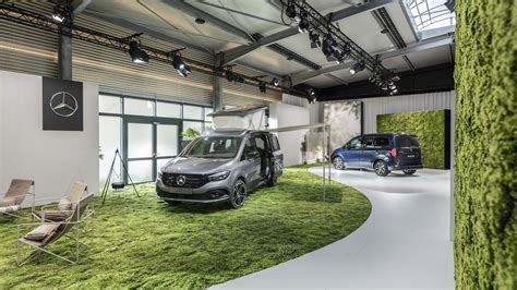 Mercedes Concept EQT Marco Polo Unveiled As An EV Micro Camper Packs