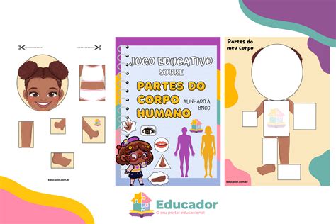 Jogo Educativo Corpo Humano Partes Do Corpo Experimente As Emo Es