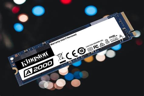 Kingston A2000 Nvme Ssd Fast And Cheap At 10 Cents Per Gigabyte Pcworld