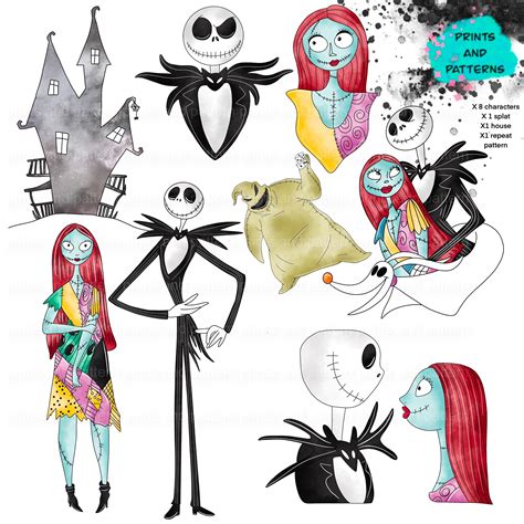 Nightmare Before Christmas Characters Clipart