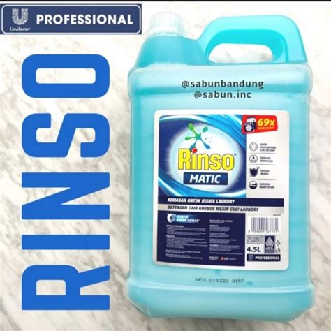 Jual Rinso Matic Detergent Detergen Cair Matic Deterjen Laundry