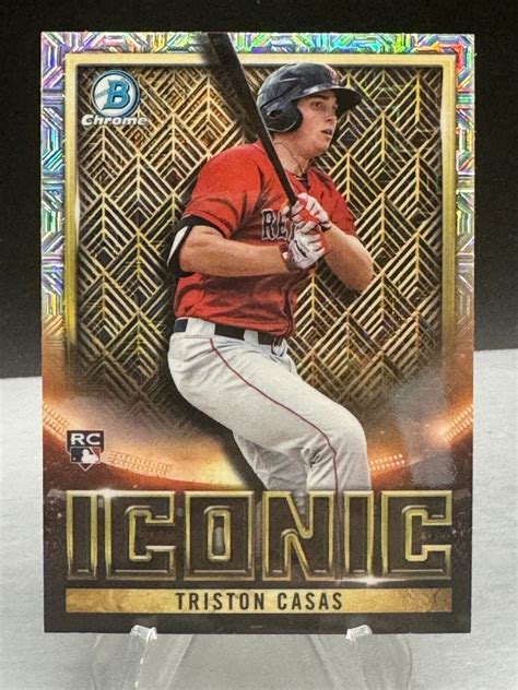 Triston Casas ROOKIE MOJO ICONIC Insert 2023 Bowman Chrome