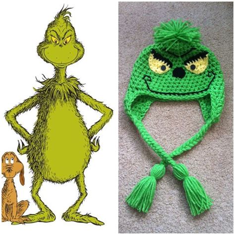 Crochet The Grinch Beaniehat By Potterfreakg On Etsy