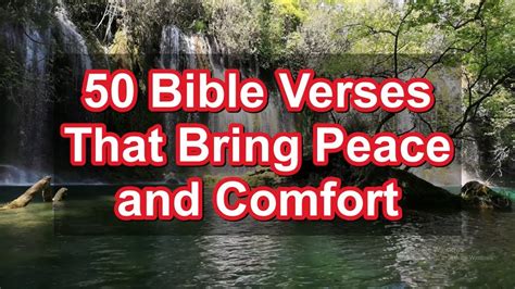 Bible Verses That Bring Peace And Comfort Youtube