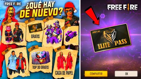 OFICIAL ESTA ES LA NUEVA AGENDA SEMANAL EN FREE FIRE CON NUEVOS