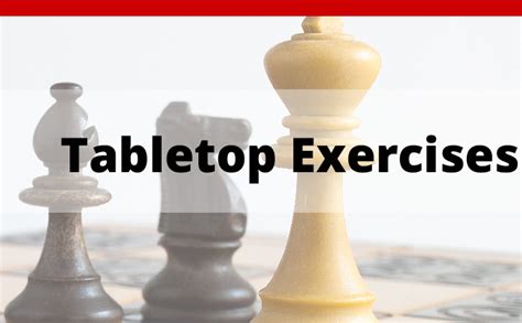 How To Conduct An Effective Tabletop Exercise