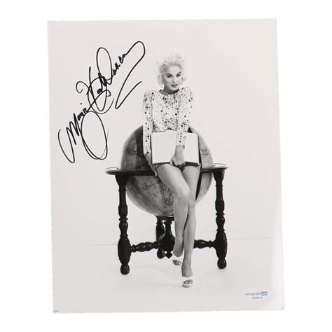 Mamie Van Doren Signed X Photo Acoa Pristine Auction