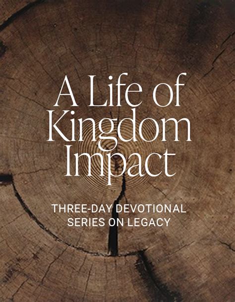 A Life Of Kingdom Impact Free Devotional Series With Bill Johnson