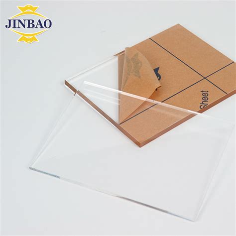 Jinbao Acrylic Sheets Transparent Mm Pmma X Sheets Gold Cast Acrylic