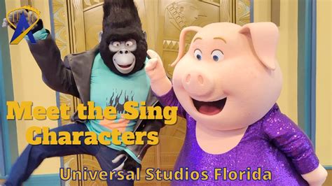 Sing Characters Debut In Minion Land At Universal Orlando Resort Youtube