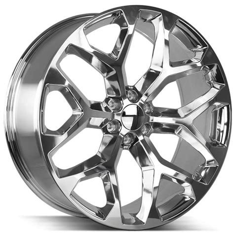 Strada Replicas Gm Snowflake Replica Polished 24x10 31mm With Gladiator Xcomp Mt 35x1250r24