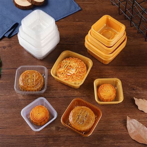 Food Pp Thickened Mooncake Holder Base Support 50 G100 Inner Support